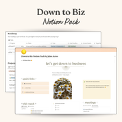 Down To Biz Notion Pack