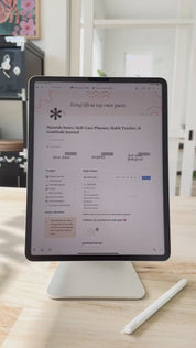 Nourish Notes | Self-Care Planner, Habit Tracker, & Gratitude Journal (Notion Template)